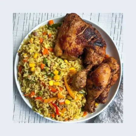 Fried Rice & Chicken / Turkey (500ml)